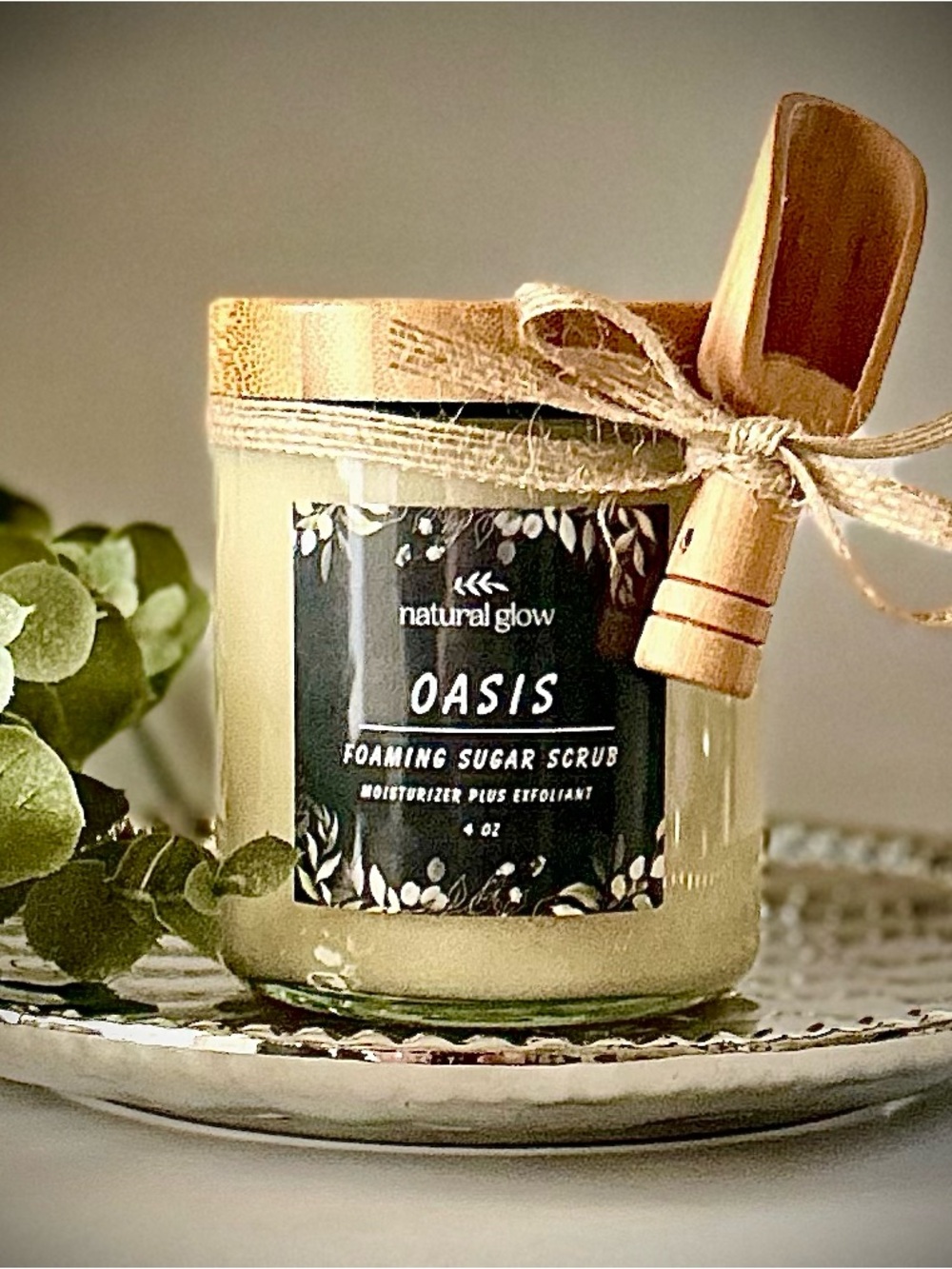 Oasis Foaming Sugar Scrub — Cream
